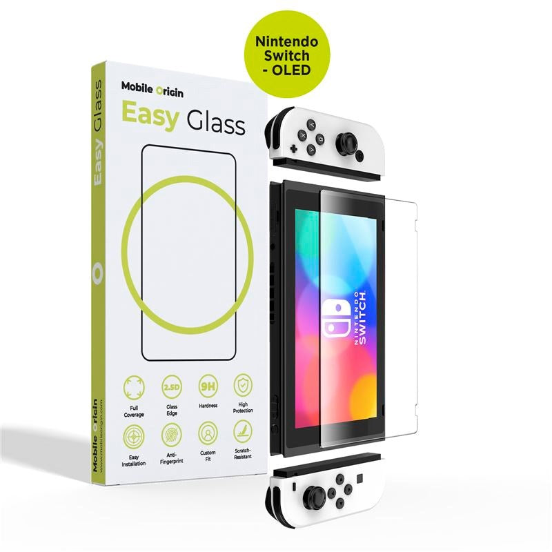 Mobile Origin EasyGlass Skjermbeskytter for Nintendo Switch OLED