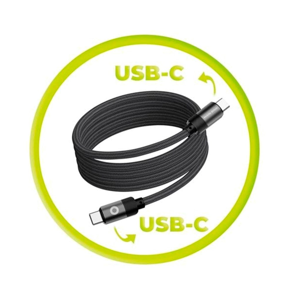 Mobile Origin Magnetisk USB-C til USB-C Kabel - 1m - Svart