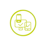 Mobile Origin GaN 65W Vegglader med 2 x USB-C - Hvit