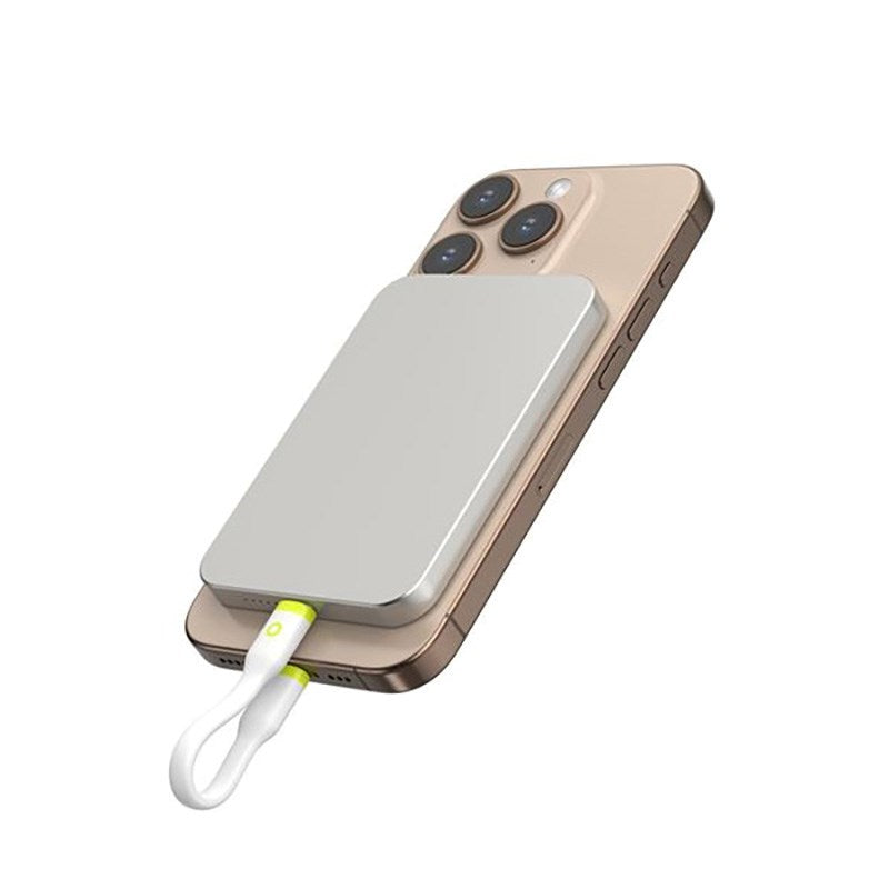 Mobile Origin 60W USB-C til USB-C Kabel 10 cm - Hvit