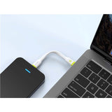 Mobile Origin 60W USB-C til USB-C Kabel 10 cm - Hvit
