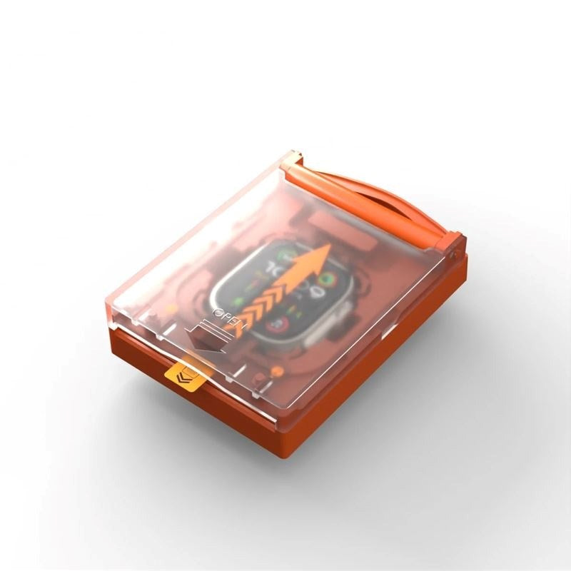 Mobile Origin Apple Watch 11 / 10 (42mm) Hybrid Skjermbeskytter - Gjennomsiktig / Svart Kant