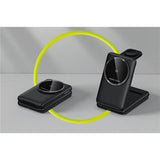 Mobile Origin 3-i-1 Qi2 Sammenleggbar Trådløs Lader for Telefon & Apple Watch & Øretelefoner – Svart