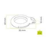 Mobile Origin AirTag Loop Deksel - Svart