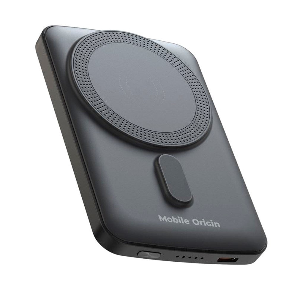 Mobile Origin 20W Powerbank 5000 mAh med LED-Skjerm - USB-C-Kontakt - Grå