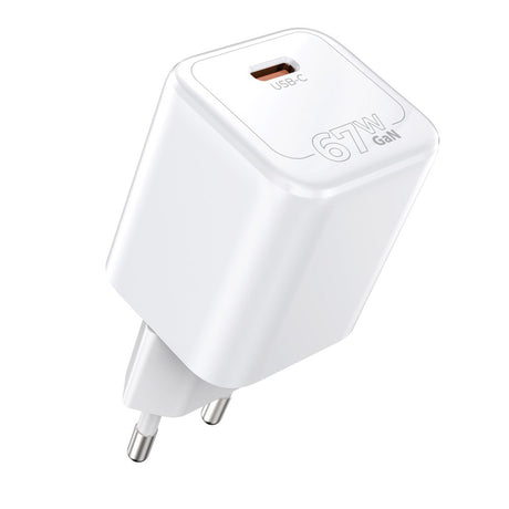 Mobile Origin GaN 67W Vegglader m. 1 x USB-C – Hvit