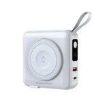 Mobile Origin PowerBank Reiselader 10.000 mAh – MagSafe Kompatibel – Hvit