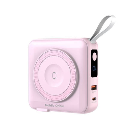 Mobile Origin PowerBank Reiselader 10.000 mAh – MagSafe Kompatibel – Rosa