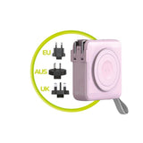 Mobile Origin PowerBank Reiselader 10.000 mAh – MagSafe Kompatibel – Rosa