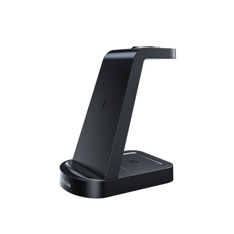 Mobile Origin 3-i-1 Trådløs lader - iPhone - Apple Watch - AirPods - MagSafe / Qi Kompatibel - Svart