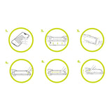 iPhone Air Mobile Origin Screen Guard Skjermbeskytterglass med Easy Applicator - Gjennomsiktig