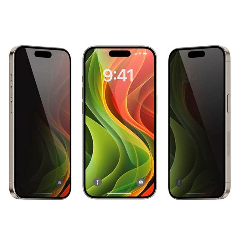 iPhone 17 Pro Mobile Origin Screen Guard Skjermbeskytter med Monteringsboks - Personvernfunksjon - 2 stk. - Gjennomsiktig