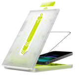 iPhone 17 Pro Max Mobile Origin Screen Guard Skjermbeskytter med Monteringsboks - 2 stk. - Gjennomsiktig / Svart Kant