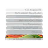 iPhone 17 Mobile Origin Beskyttende Glass inkl. Monteringsboks - Case Friendly - 2 stk. - Gjennomsiktig