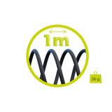 Mobile Origin 240W Roterende USB-C til USB-C Kabel - 1m - Svart