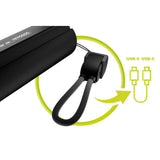 Mobile Origin 5000 mAh PowerBank m. Lommelykt & USB-C Kabel - Svart