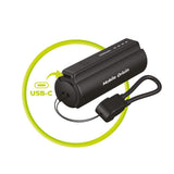 Mobile Origin 5000 mAh PowerBank m. Lommelykt & USB-C Kabel - Svart