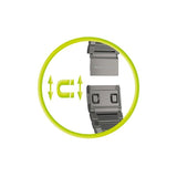 Apple Watch (42/44/SE/45/46/49 mm) Mobile Origin Titanrem – Sølv