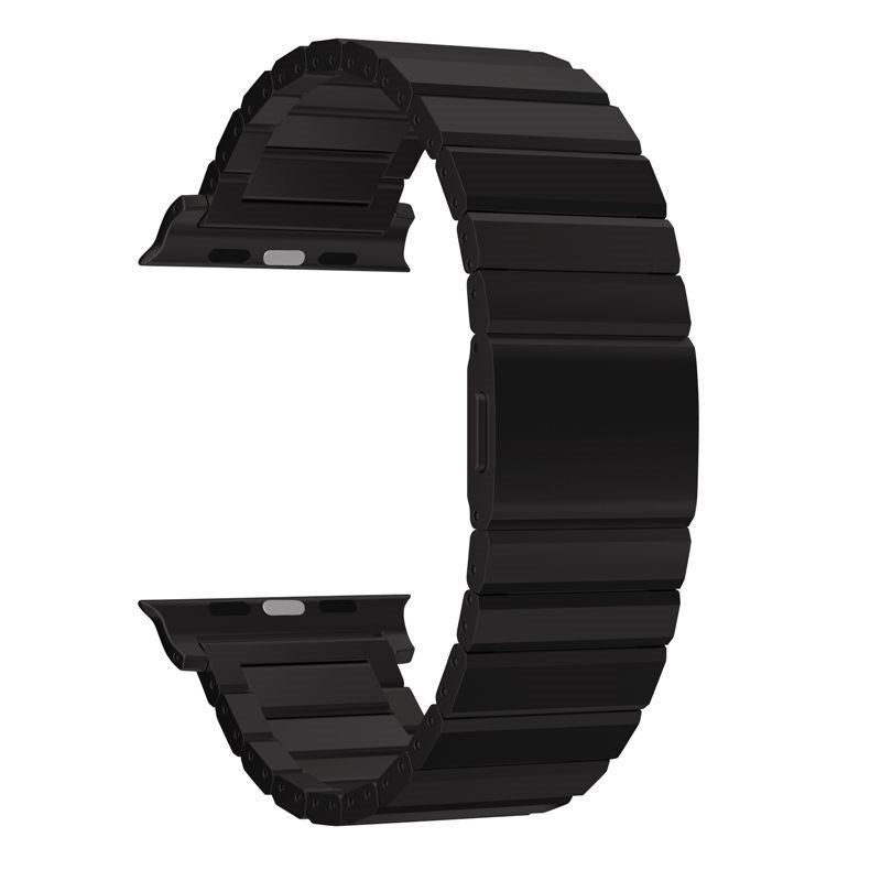 Apple Watch (42/44/SE/45/46/49 mm) Mobile Origin Titanrem – Svart