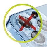 iPhone 17 Mobile Origin Herdet Glass Kameralinsebeskyttelse - Gjennomsiktig / Svart Kant