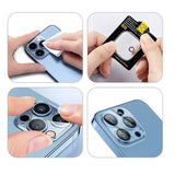 iPhone 17 Mobile Origin Herdet Glass Kameralinsebeskyttelse - Gjennomsiktig / Svart Kant