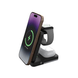 Mobile Origin Trådløs Lader for SmarttiPhone lefon / AirPods / Apple Watch - Sammenleggbar Design - MagSafe Kompatibel - Svart