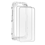 iPhone 17 Pro Max / 16 Pro Max Mobile Origin EasyGlass Skjermbeskyttelsesglass - 2 stk. - Gjennomsiktig
