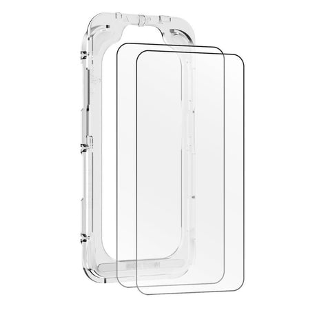 iPhone 17 / 17 Pro / 16 Pro Mobile Origin EasyGlass Skjermbeskyttelsesglass - 2 stk. - Gjennomsiktig