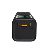 Mobile Origin 165W PowerBank m. Display & Lommelykt - 2x USB-C & 1x USB-A - 30.000 mAh - Svart