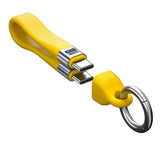Mobile Origin 240W USB-C til USB-C Nøkkelringkabel - 13cm - Gul