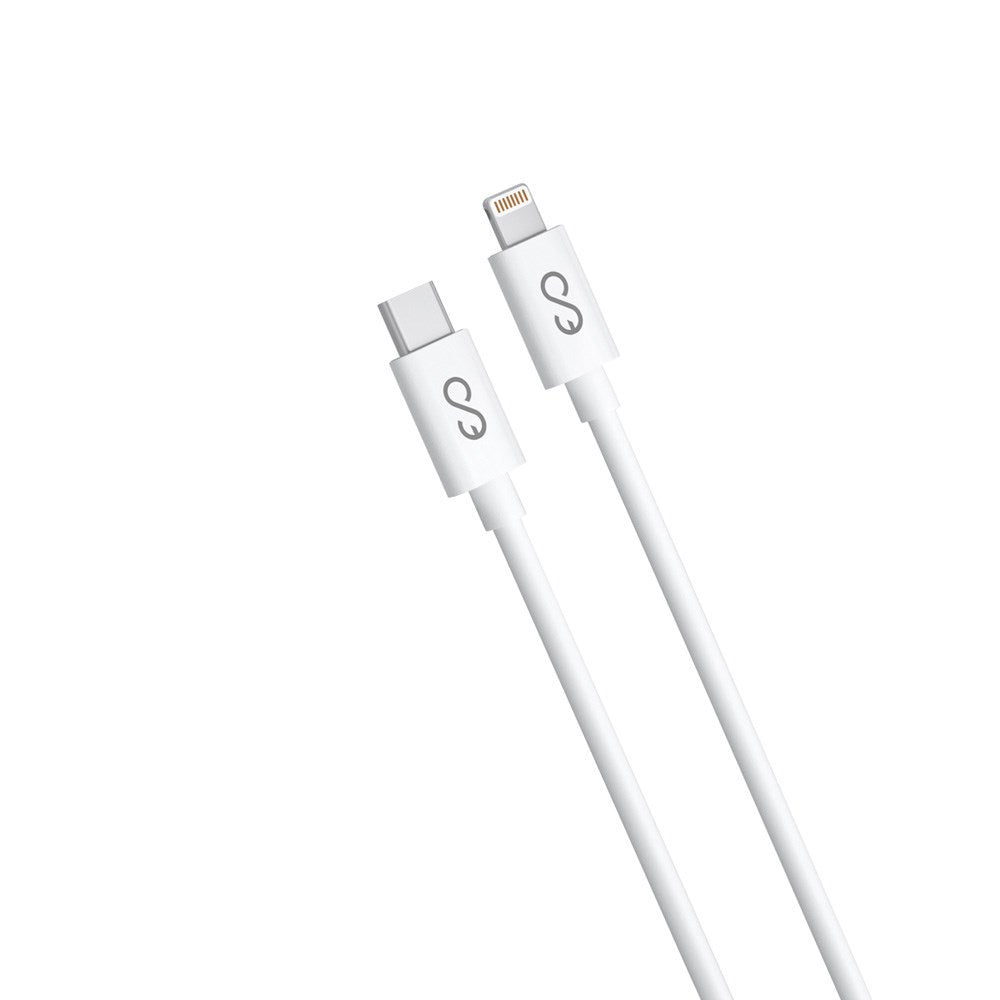 Epico USB-C til Lightning Kabel PD 60W - 100cm - Hvit
