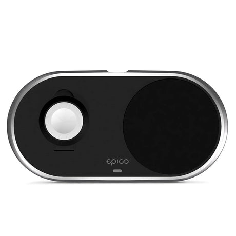 Epico 2-i-1 10W Trådløse Lader m. 18W QC Vegglader - Space Grey (DEMO)