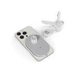 Epico Magnetisk Mobiltelefonholder for Bil m. 15W Trådløs Lading og 18W Billader - MagSafe-Kompatibel - Hvit