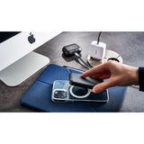 Epico 10W Trådløs Magnetisk Powerbank 5000 mAh m. USB-C-Kabel - MagSafe-Kompatibel - Svart