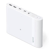 Epico Multi Powerbank m. USB-C, USB-A, DC + Billader - 26 800 mAh - Hvit