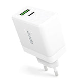 Epico Vegglader PD 65W GaN m. USB-C & USB-A - Hvit