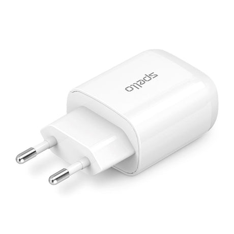 Spello 20W Vegglader med USB-C - Power Delivery - Hvit