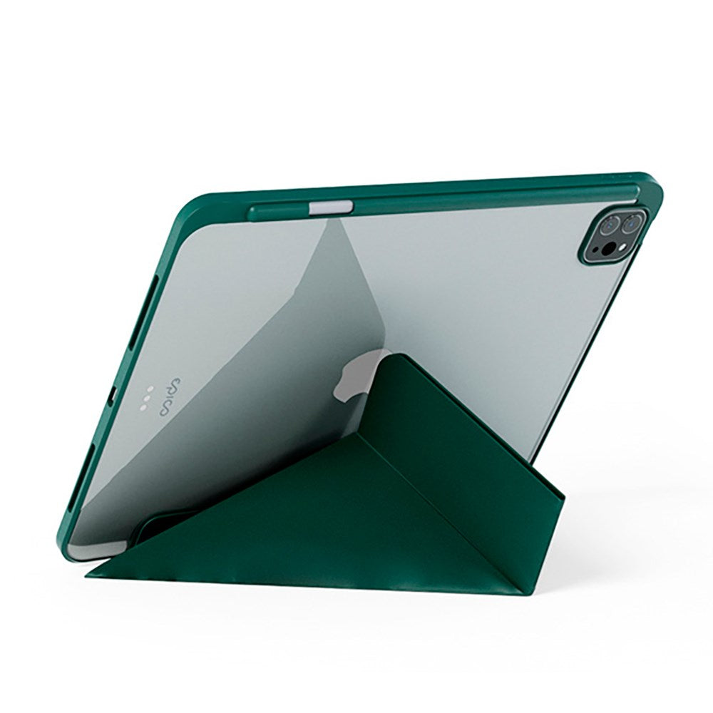 iPad Air 10.9-11" (2024-2020) / Pro 11" (2022-2018) Epico Hero Flip Case - Origami - Grønn