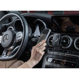 Epico Magnetisk Mobiltelefonholder for Bil med 7,5W Trådløs Lading - MagSafe-Kompatibel - Svart