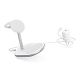 Epico Charging Stand - 3-i-1 15W Trådløs Lader - MagSafe Kompatibel - Hvit