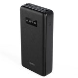 Spello Multi 10W Powerbank med 2 x USB-A og 1 x USB-C - 15.000 mAh - Svart