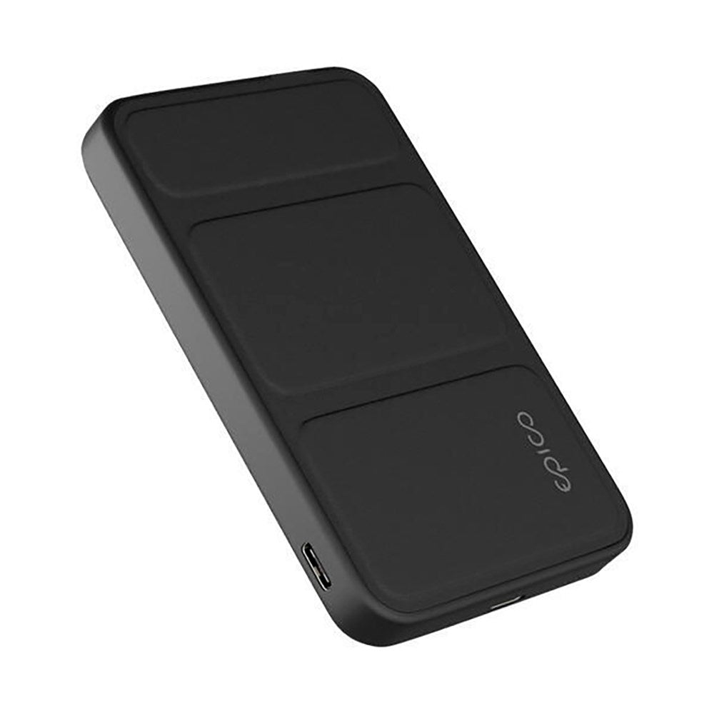 Epico Mag+ Stativ Aluminium Powerbank 7000 mAh / 20W - MagSafe-Kompatibel - Svart