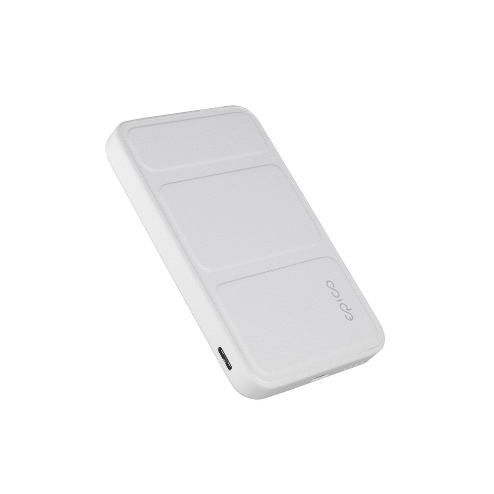 Epico Mag+ Stativ Aluminium Powerbank 7000 mAh/20W - MagSafe Kompatibel - Hvit