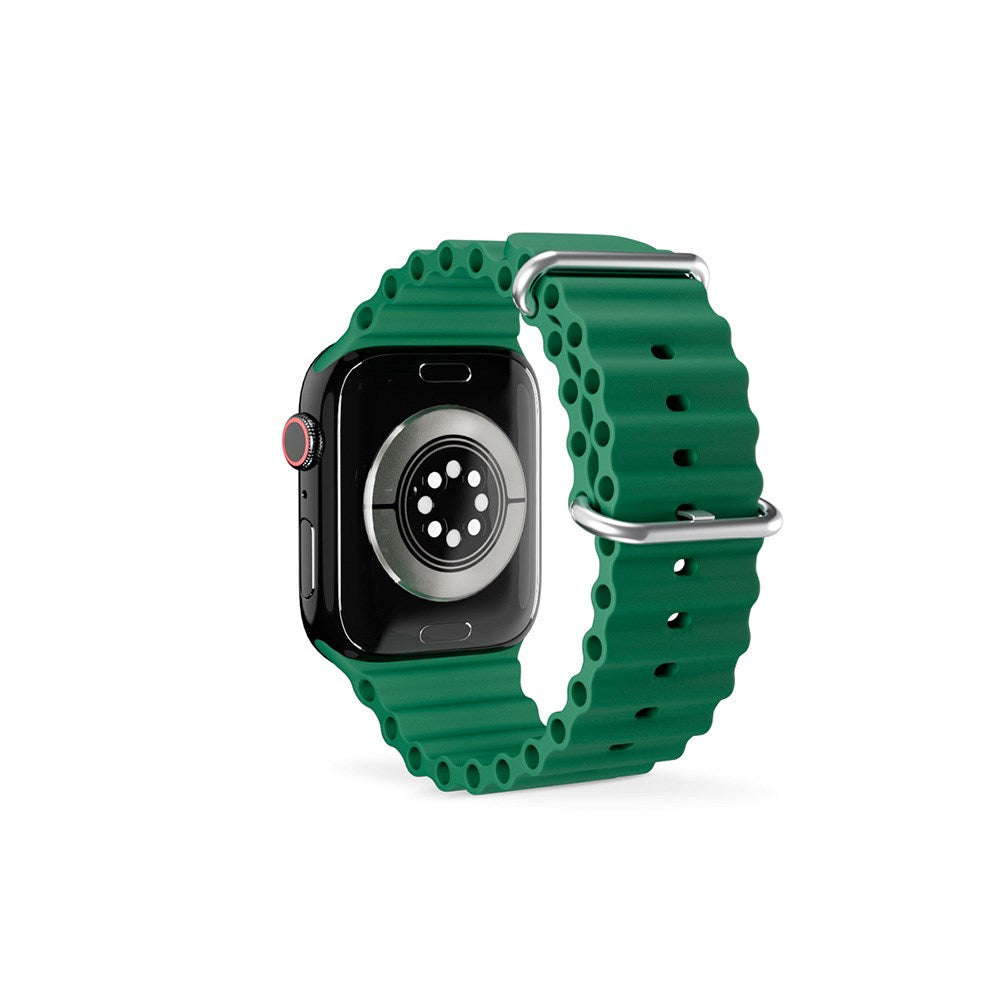 Apple Watch (42/44/SE/45/46/49mm) Epico Ocean Silikon Rem - Grønn