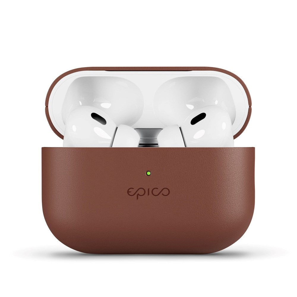 Epico AirPods Pro (2. Gen.) Deksel i Ekte Skinn - Brun