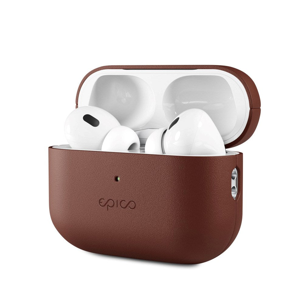 Epico AirPods Pro (2. Gen.) Deksel i Ekte Skinn - Brun