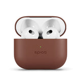 Epico AirPods (3. Gen.) Deksel i Ekte Skinn - Brun