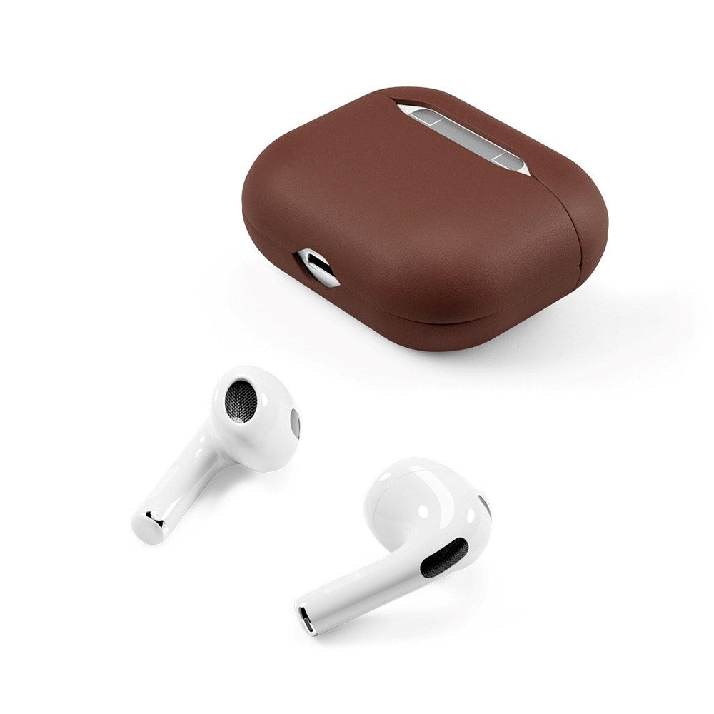 Epico AirPods (3. Gen.) Deksel i Ekte Skinn - Brun