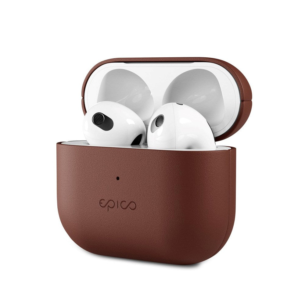 Epico AirPods (3. Gen.) Deksel i Ekte Skinn - Brun