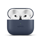 Epico AirPods (3. Gen.) Deksel i Ekte Skinn - Blå